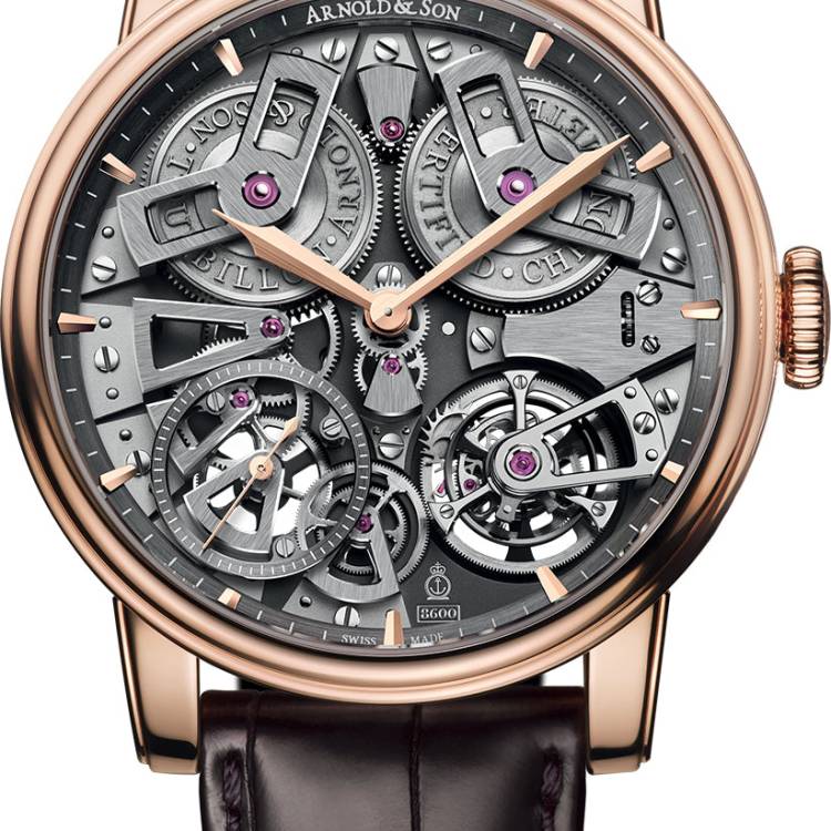 Arnold & Son Watch Tourbillon Chronometer 36 Nac - Grey