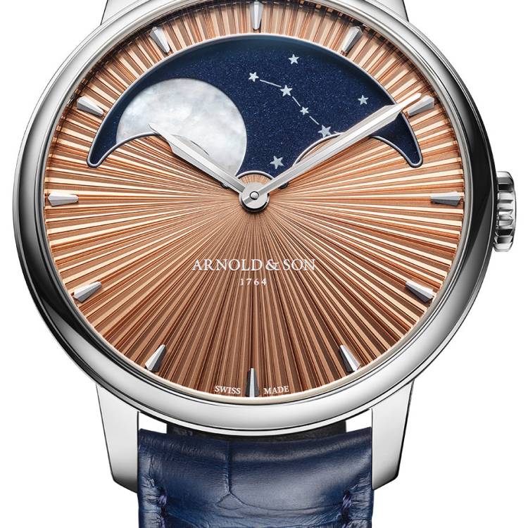 Arnold & Son Watch Perpetual Moon 41.5 Platinum Limited Edition - Gold