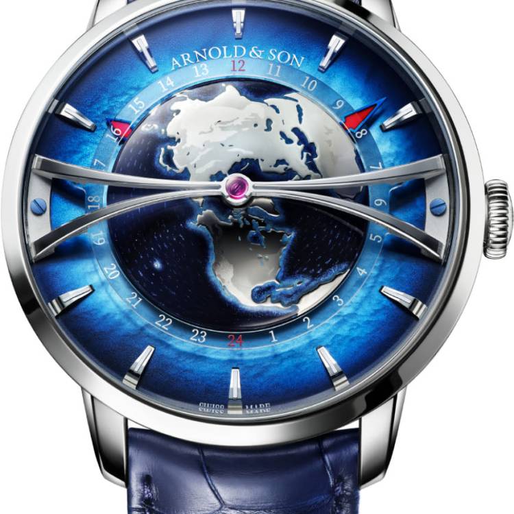 Arnold & Son Watch Globetrotter Platinum Limited Edition