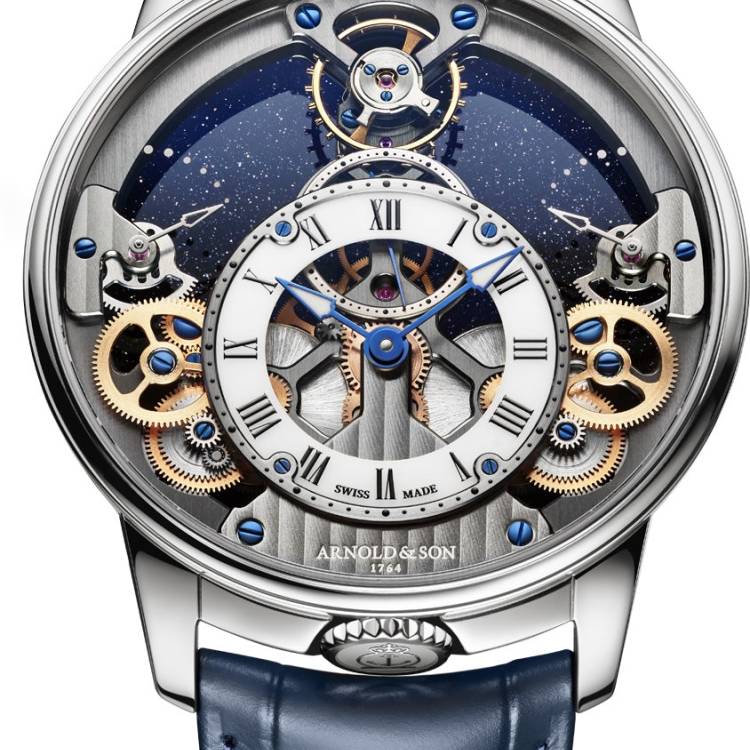 Arnold & Son Watch Time Pyramid 42.5 Platinum