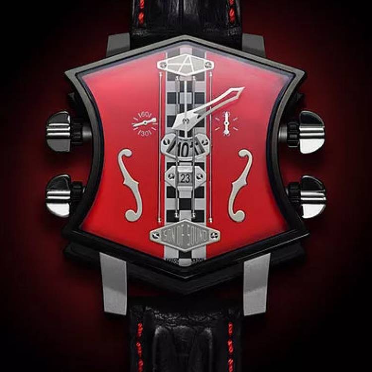 ArtyA Watch Son of Sound Guitar Race Red Limited Edition - Red