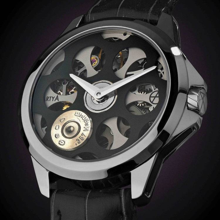 ArtyA Watch Son of a Gun Russian Roulette Desert Eagle Limited Edition - Black
