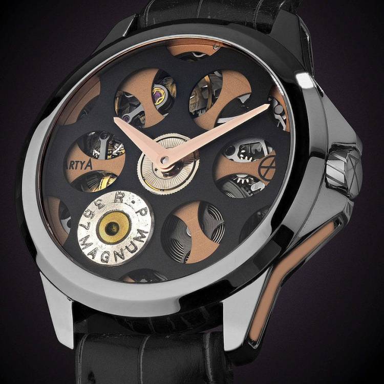 ArtyA Watch Son of a Gun Russian Roulette Python Limited Edition - Black