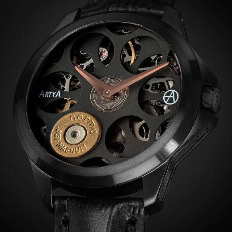 ArtyA Watch Son of a Gun Russian Roulette A1 Black & Black Limited Edition - Black