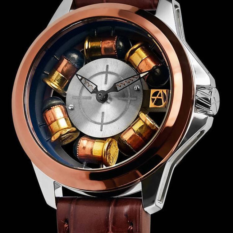 ArtyA Watch Son of a Gun Classic Riot Choco Gold Limited Edition - Silver