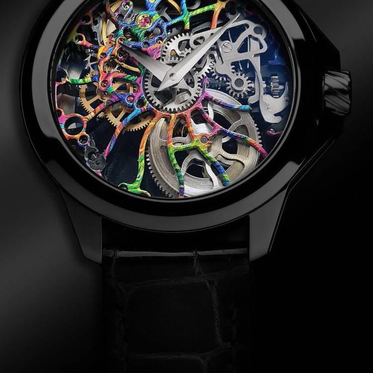 ArtyA Watch Son of Gears Dark Shams Muticolored Limited Edition - Black