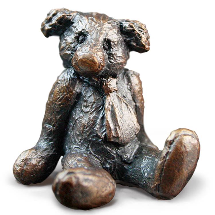 Art In Bronze Edgar Bear Figurine