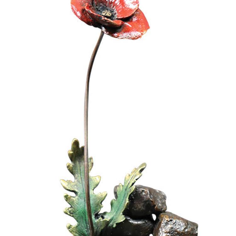 Art In Bronze Personalised Poppy Bronze Figurine