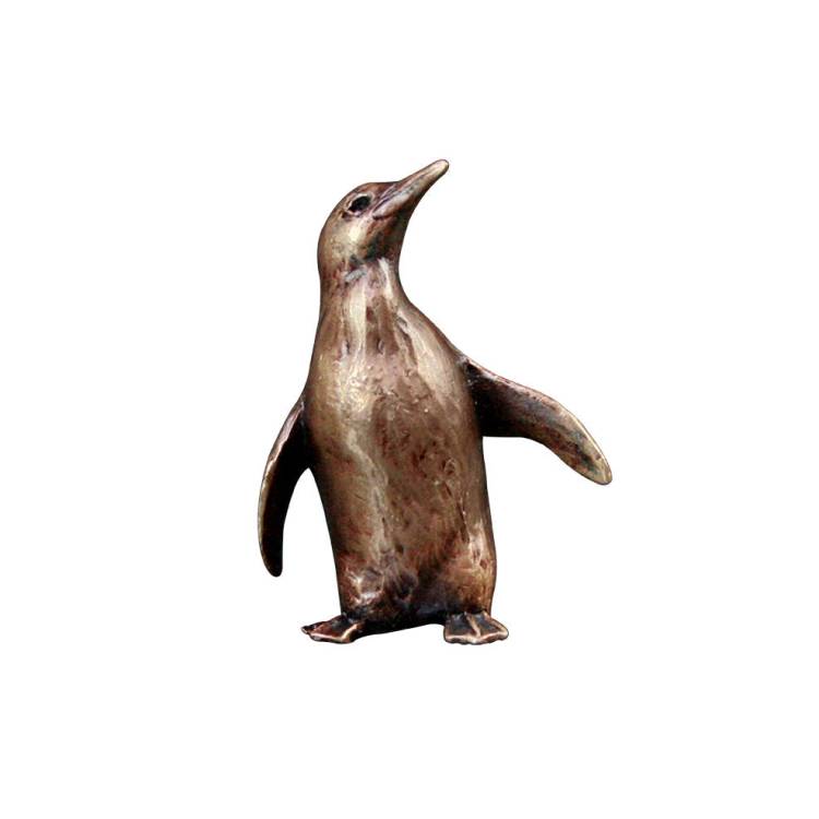 Art In Bronze Butler & Peach Miniature Bronze Penguin Figurine
