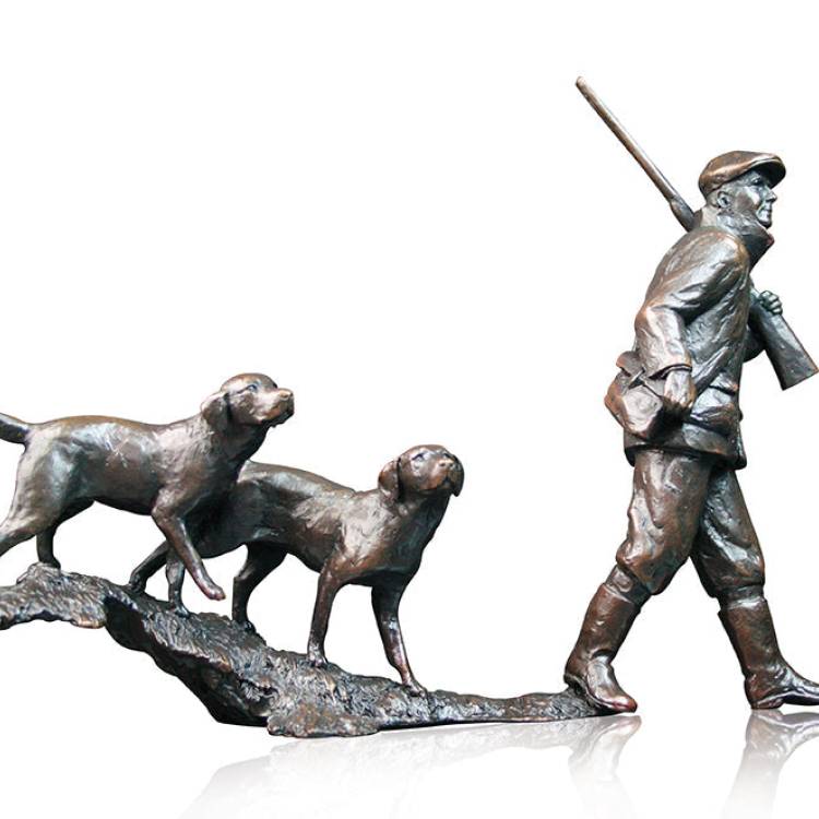 Art In Bronze In The Field Bronze Figurine