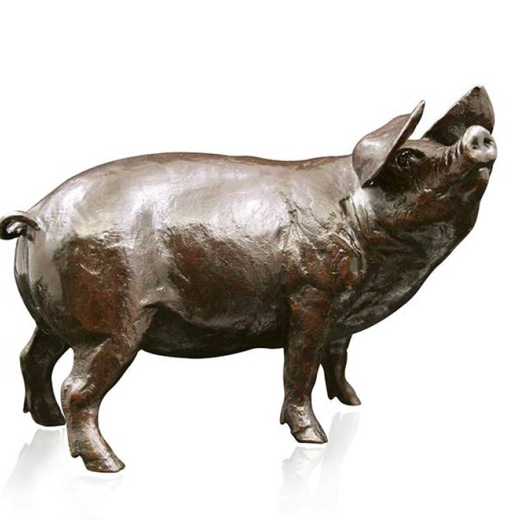 Art In Bronze Medium Gloucester Old Spot Figurine