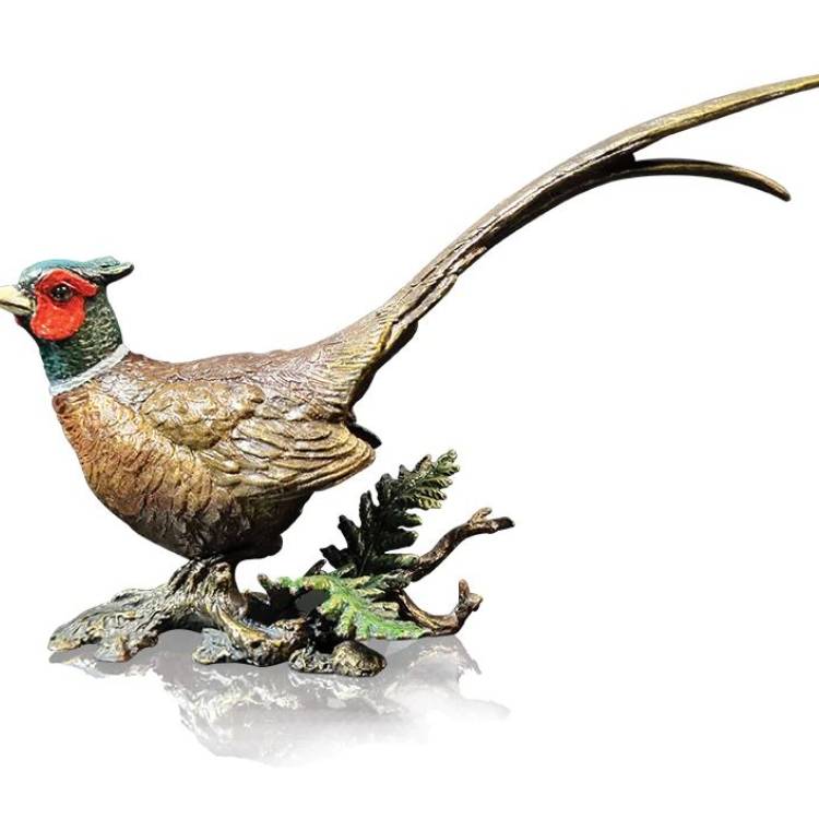 Art In Bronze Pheasant 1164 Figurine