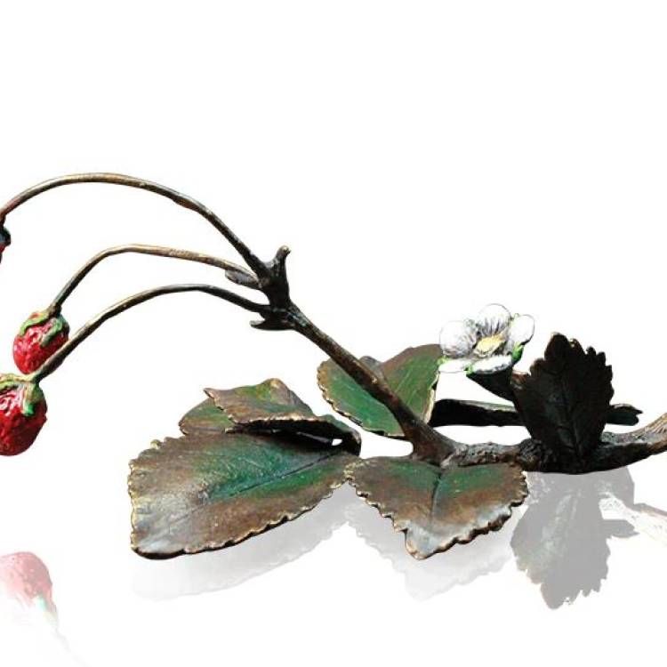 Art In Bronze Wild Strawberries Figurine