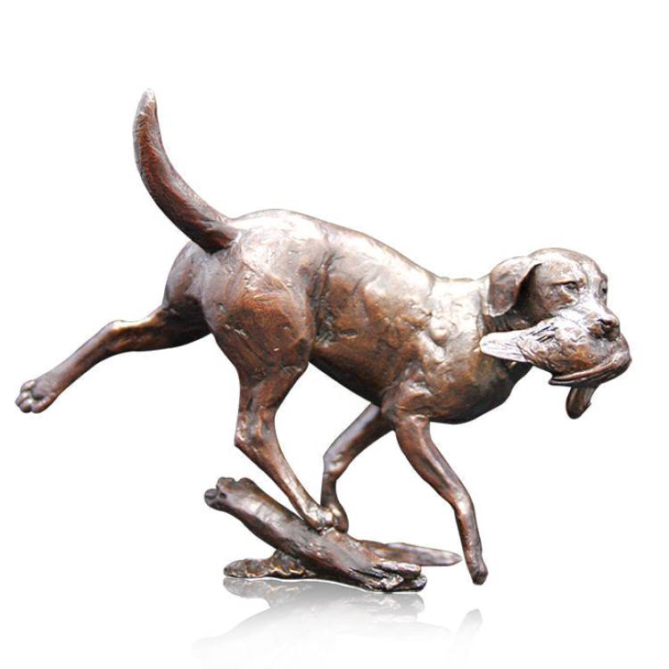 Art In Bronze Working Labrador Bronze Figurine
