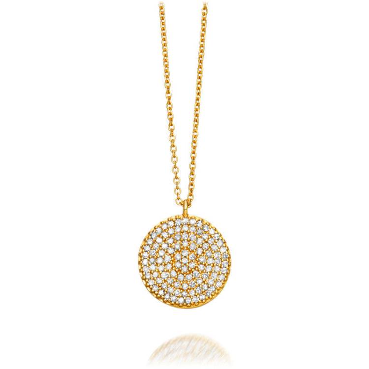 Astley Clarke Icon 14ct Yellow Gold 0.30ct Diamond Pendant - Gold