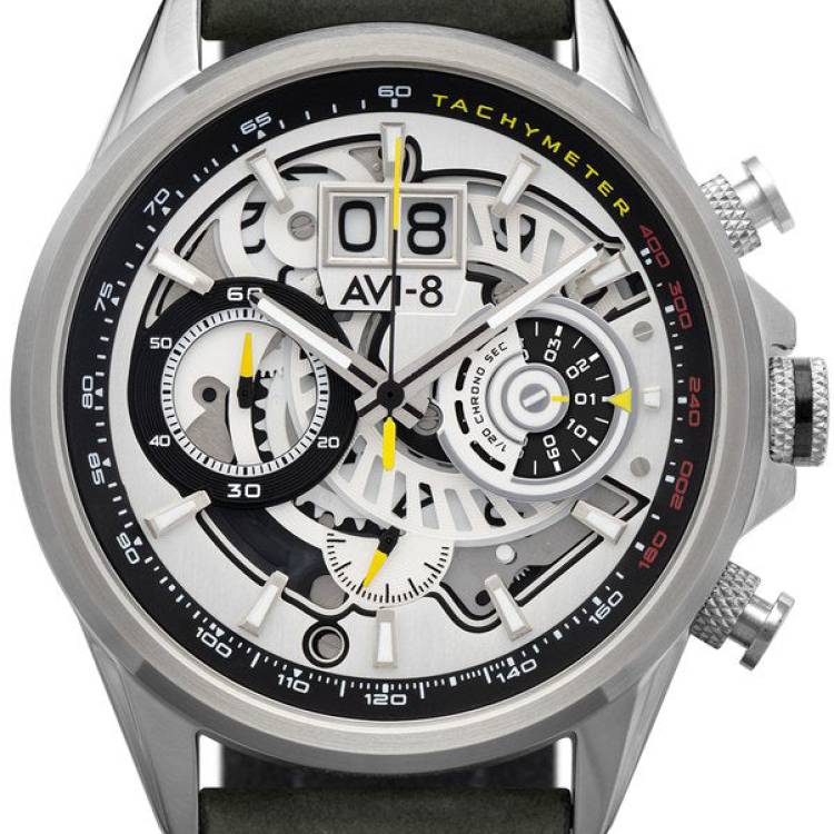 AVI-8 Watch Hawker Harrier II - Silver