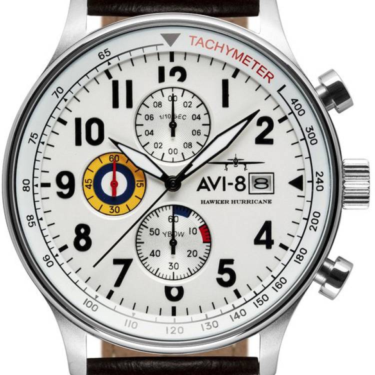 AVI-8 Watch Hawker Hurricane - White