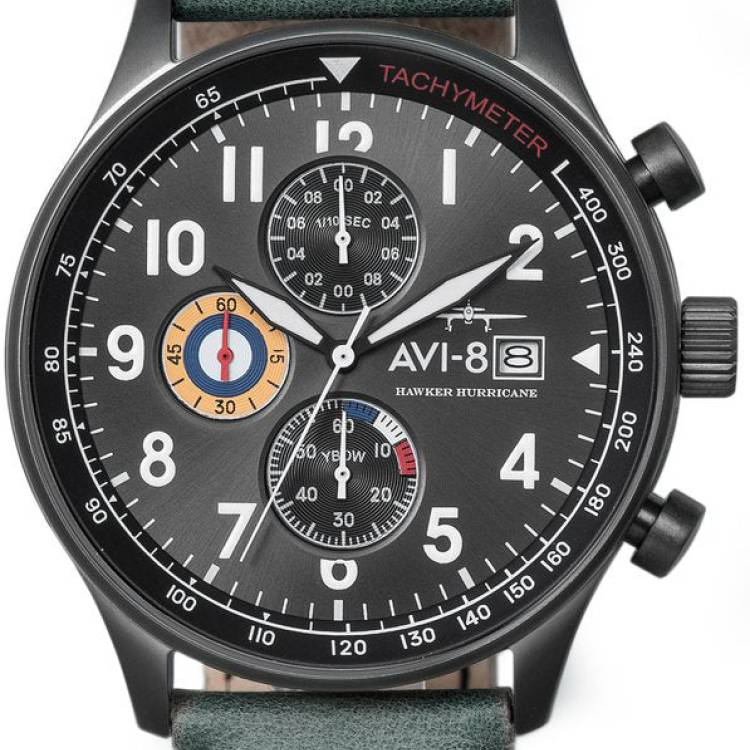 AVI-8 Watch Hawker Hurricane - Grey