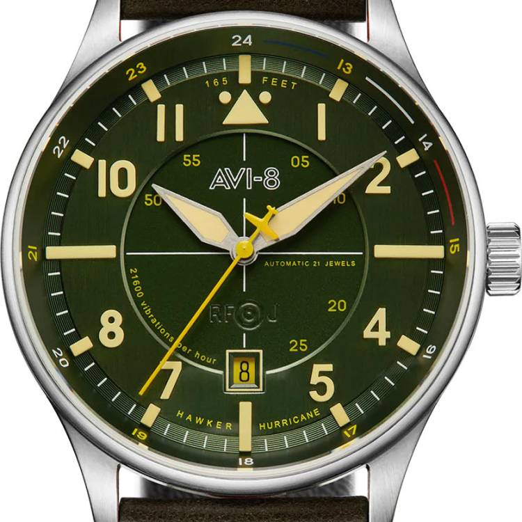 AVI-8 Watch Hawker Hurricane HampshireKent Automatic - Green