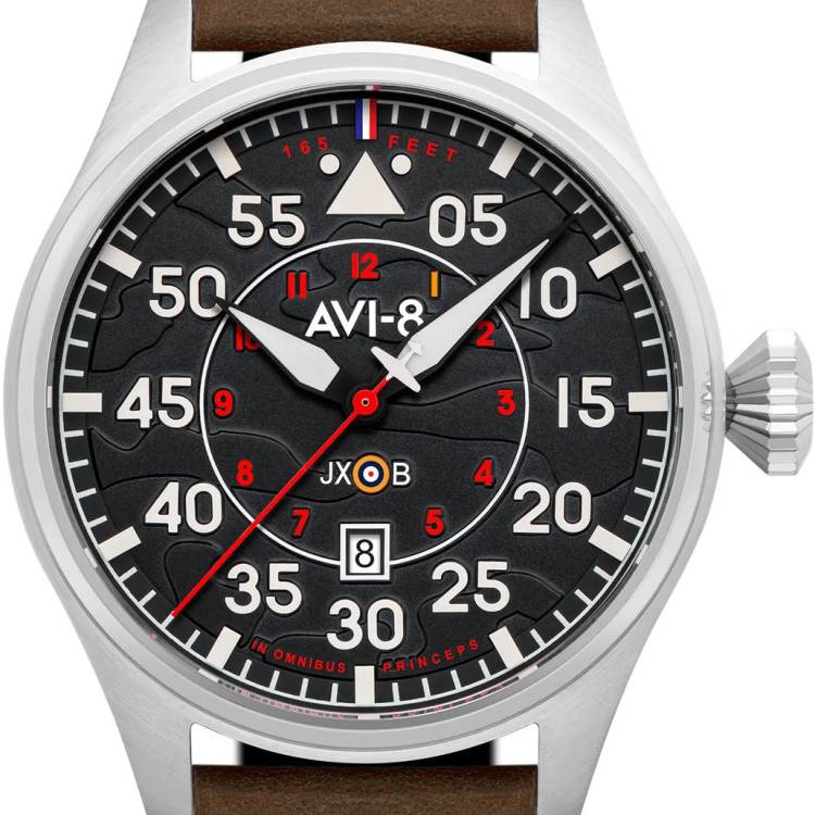 AVI-8 Watch Hawker Hurricane Clowes Automatic - Black
