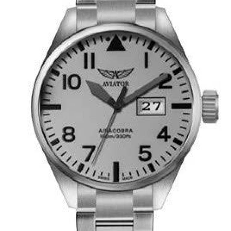 Aviator Watch Airacobra Mens - Grey