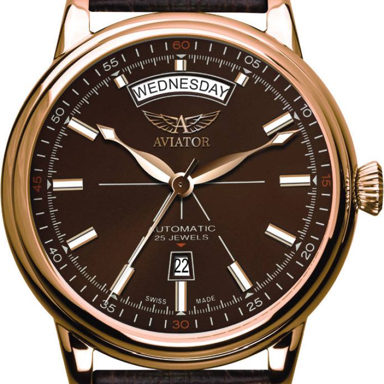 Aviator Watch Douglas Day Date
