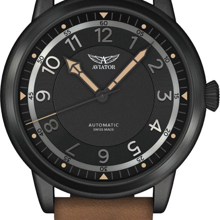 Aviator Watch Douglas Dakota - Black