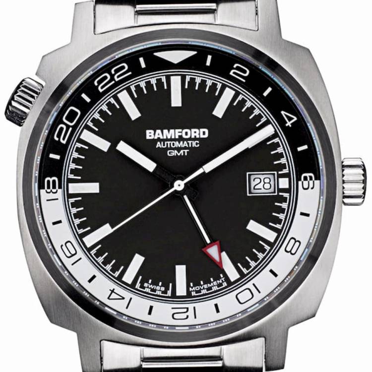 Bamford Watch GMT Steel Black Black - Black