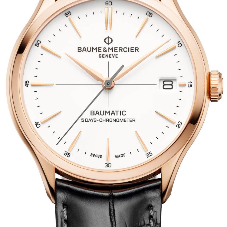 Baume et Mercier Watch Clifton 18ct Baumatic