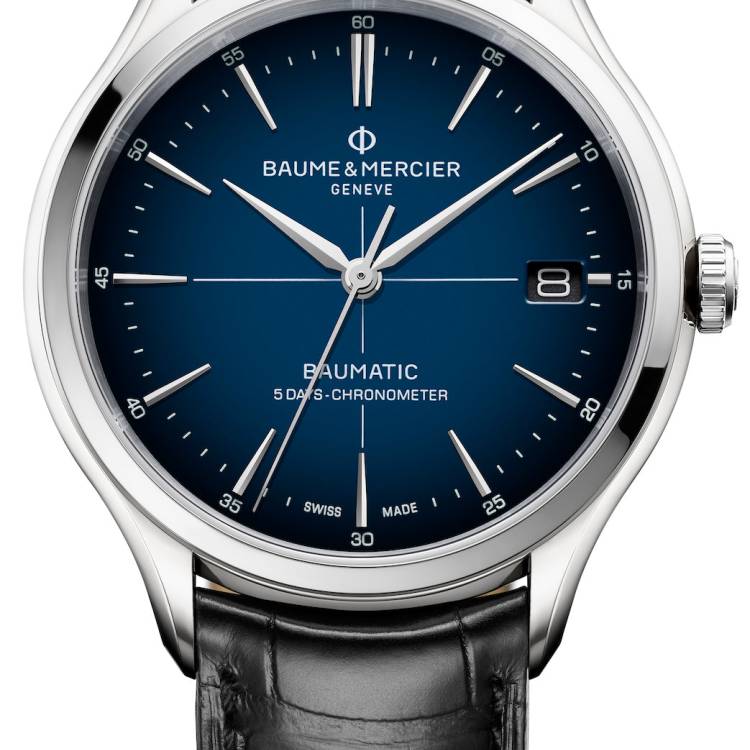 Baume et Mercier Watch Clifton Baumatic Cadran Blue