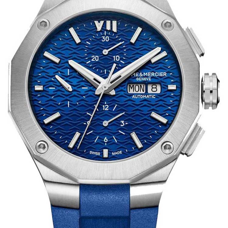 Baume et Mercier Watch Riviera Mens - Blue