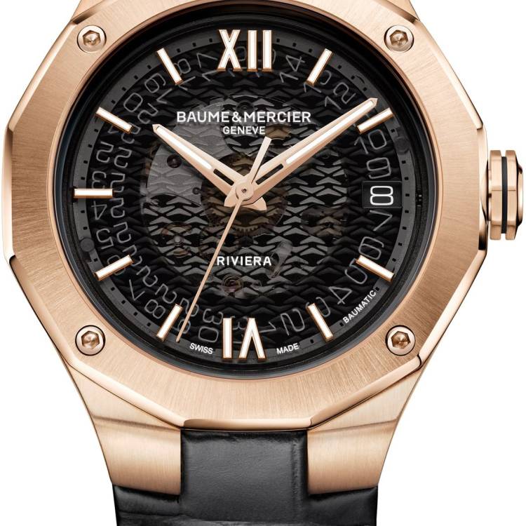 Baume et Mercier Watch Riviera Automatic Rose Gold