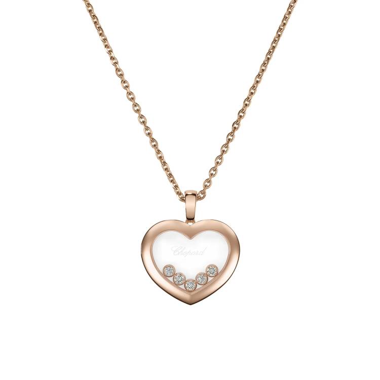 Chopard Happy Diamonds Icons 18ct Rose Gold 0.25ct Diamond Pendant