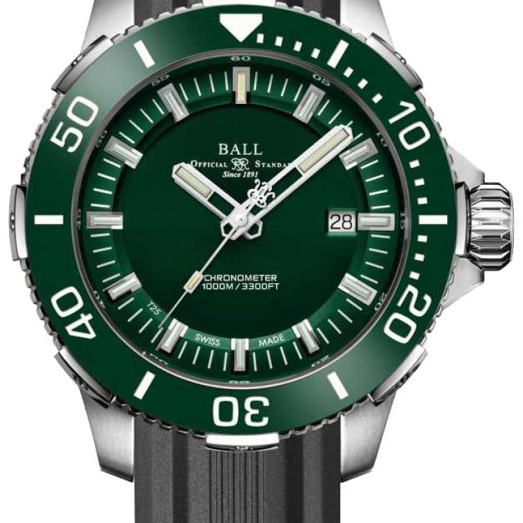 Ball Watch Company Engineer Hydrocarbon DeepQuest II Ceramic - Green
