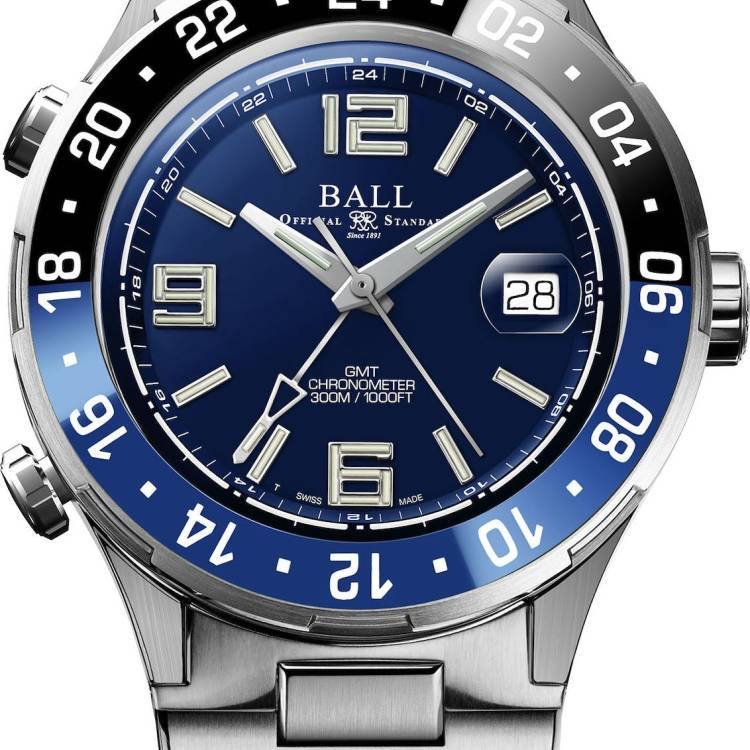 Ball Watch Company Roadmaster Pilot GMT Limited Edition - Blue