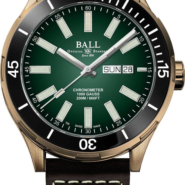 Ball Watch Company Roadmaster Marvelight Bronze Limited Edition - Green