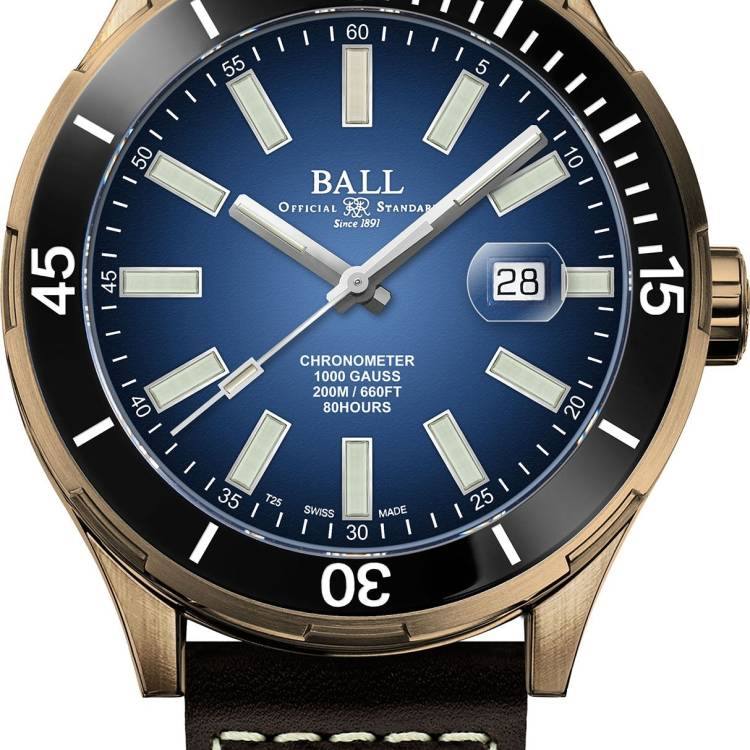 Ball Watch Company Roadmaster M Marvelight Limited Edition Bronze - Blue