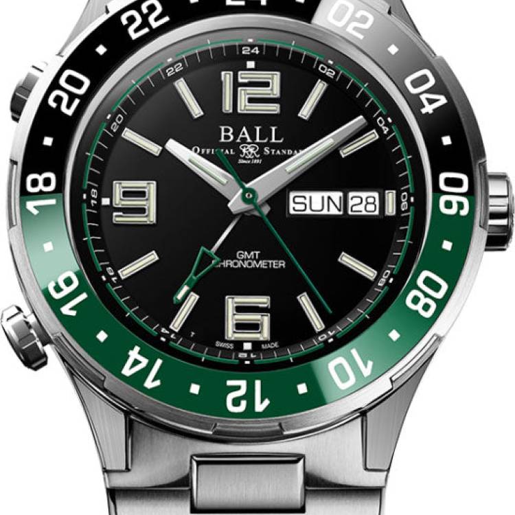 Ball Watch Company Roadmaster Marine GMT Limited Edition - Black