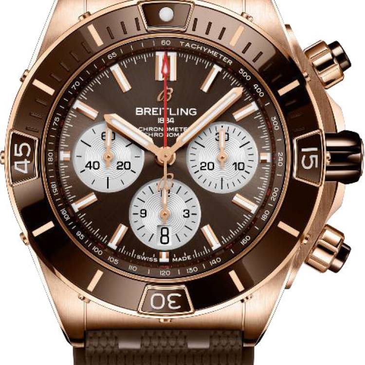 Breitling Watch Super Chronomat B01 44 18k Red Gold
