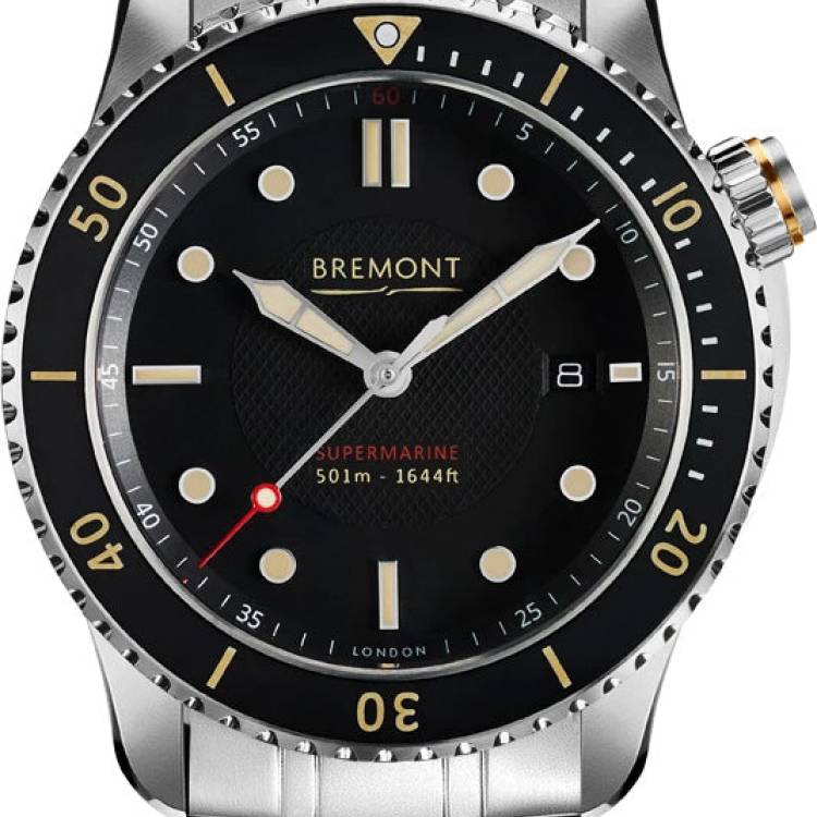 Bremont Watch Supermarine S501 Black Bracelet