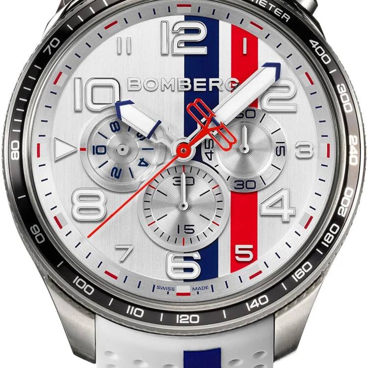 Bomberg Watch Bolt-68 Racing - White