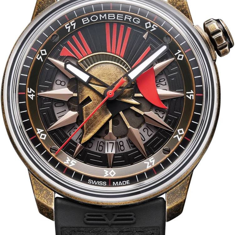 Bomberg Watch BB-01 Auto Spartan Red Black Limited Edition
