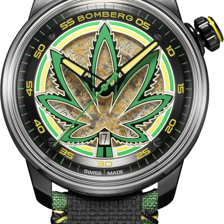 Bomberg Watch BB-01 Auto Cure The Bulldog Black Limited Edition - Black
