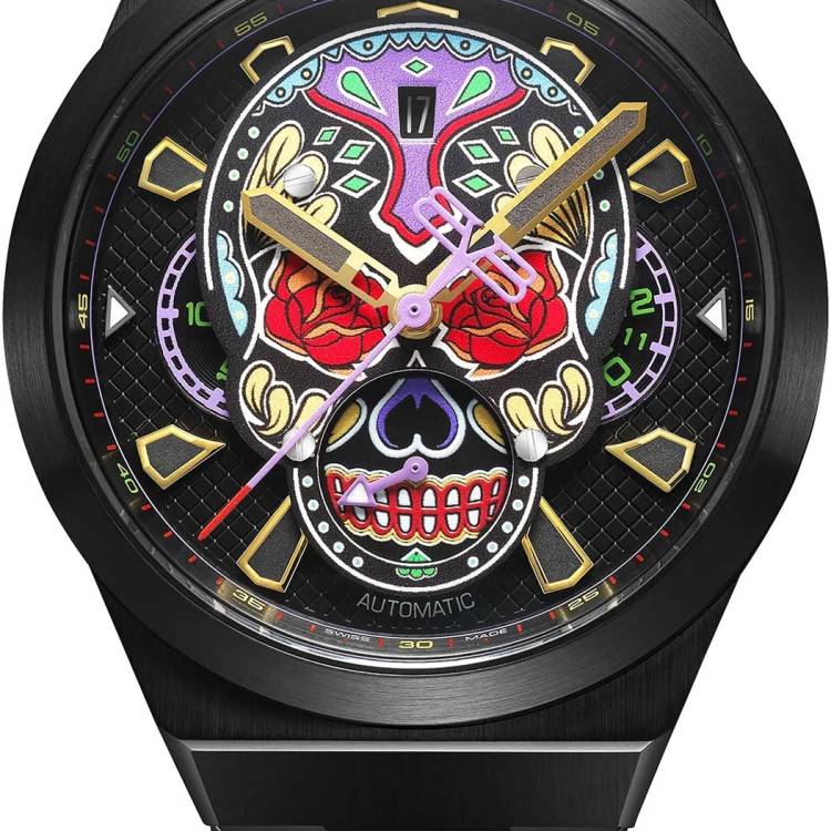 Bomberg Watch Bolt-68 Neo Auto Chrono - Black