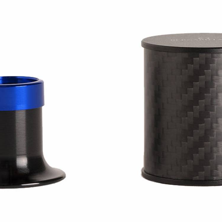 Bernard Favre Watchmakers Eye Loupe Blue Tool Black Aluminium With Carbon - Blue