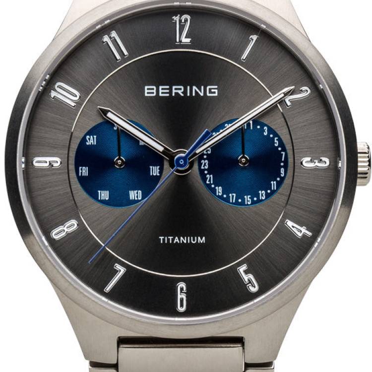 Bering Watch Titanium Mens - Grey