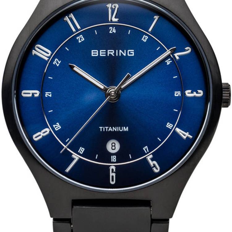 Bering Watch Titanium Mens - Blue