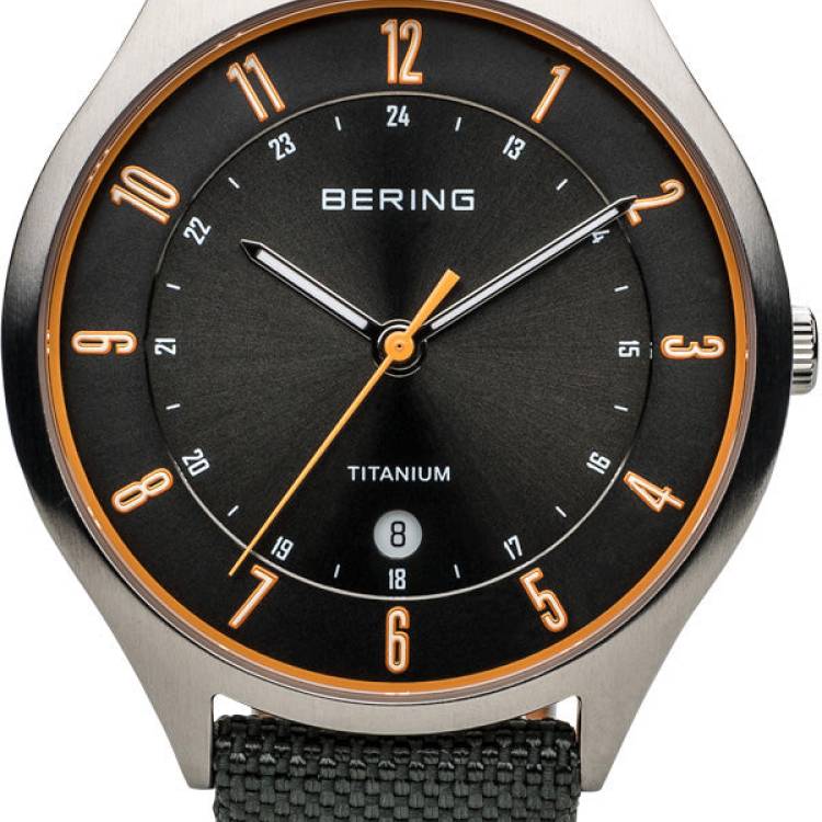 Bering Watch Titanium Mens - Black