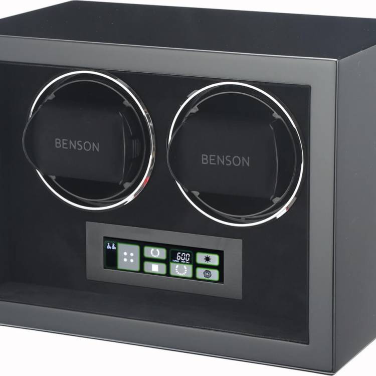 Benson Watch Winder Compact Double 2.BS Black - Black