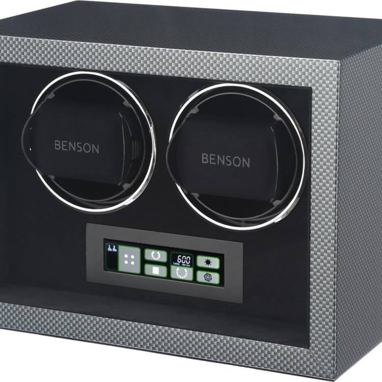 Benson Watch Winder Compact Double 2.CF Carbon - Black